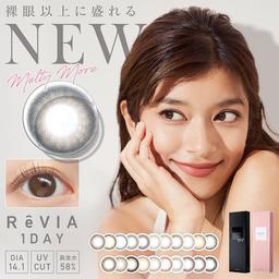 ローラがイメージモデルの大人気ロングセラーブランド『ReVIA-レヴィア-』理想の瞳が見つかる印象UPレンズの「カラーシリーズ」と、よりナチュラルに、大人キレイな瞳になれる「サークルシリーズ」からお選びください♪10枚入りのワンデータイプでお手入れ簡単、毎日清潔なレンズ☆モアコンならカラコン全品【送料無料】モアコンタクトでは即日発送やネコポス(ポスト投函)もあります!カラーコンタクト(度あり・度なし)ならカラコン送料無料激安通販のモアコンタクトにお任せ下さい。