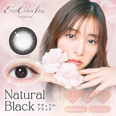 エバーカラーワンデーナチュラル ナチュラルブラック 新木優子