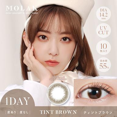 モラク ワンデー ティントブラウン 宮脇咲良 (さくらたん)