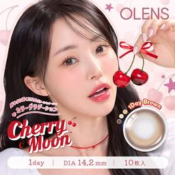 【OLENS Cherry Moon 1day-チェリームーンワンデー-】韓国カラコン業界のトップブランド「OLENS-オーレンズ-」がついに日本正式承認商品としてモアコンタクトでWeb販売開始♪繊細かつトレンドを押さえたデザインで今っぽく自分らしい瞳に♡【送料無料】モアコンタクトでは即日発送やネコポス(ポスト投函)もあります!カラーコンタクト(度あり・度なし)ならカラコン通販のモアコンタクトにお任せ下さい。